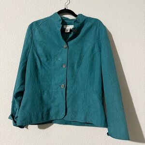 Coldwater Creek Teal Blazer